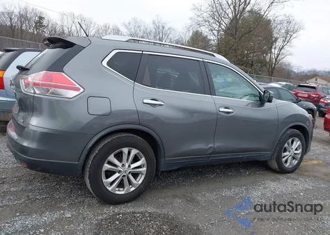 2015 Nissan Rogue Sv из США, поврежденный, VIN KNMAT2MT7FP538948